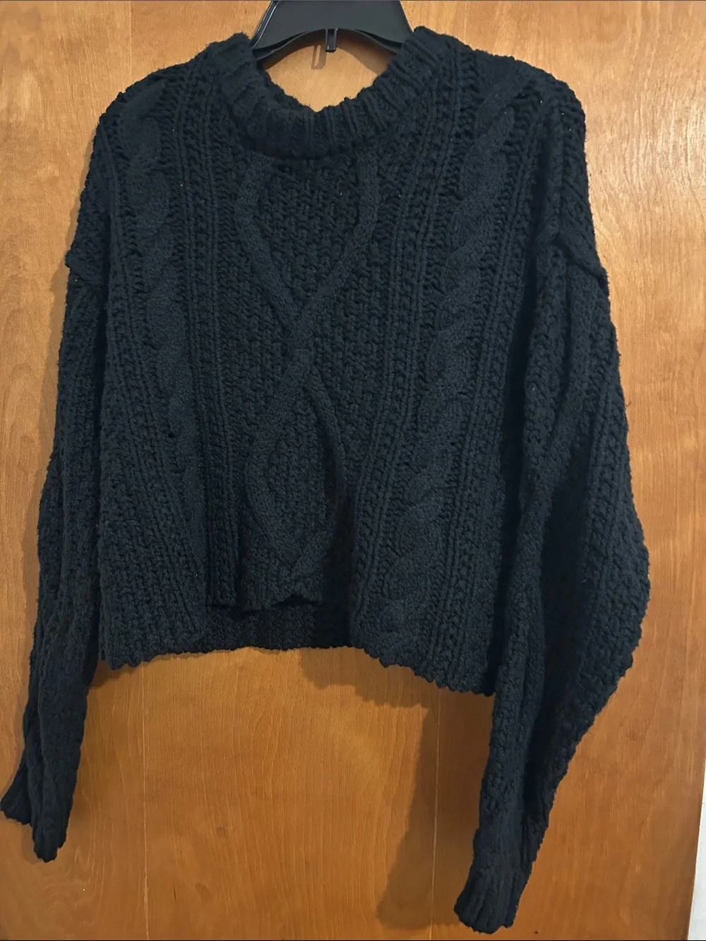 Free People Cutting Edge Cable Pullover Sweater Size Medium